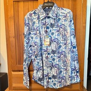 Robert Graham Colcorsa Multicolor Botanical Men's Shirt